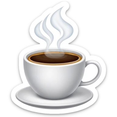 Coffee sticker