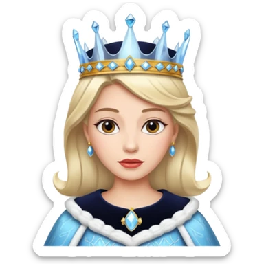 ice crown's queen sticker