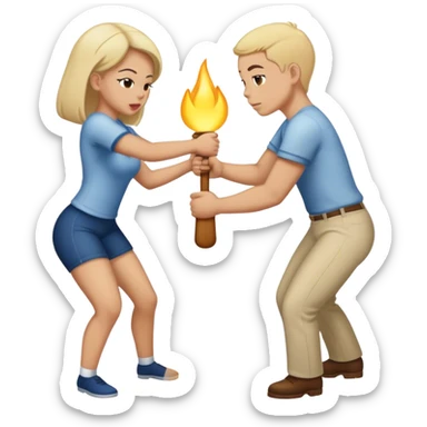 Hand on Butt spank appropriate  sticker