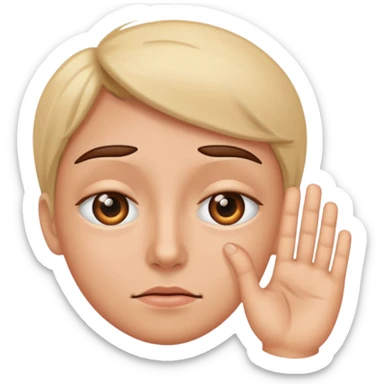 Eye twitching sticker