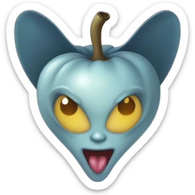 Poire diablolique sticker