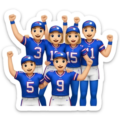 Bills winning the Super Bowl  sticker