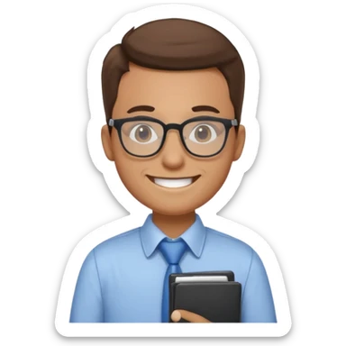 imagenes de una contador en caricatura y que mencione conta 365 sin calculadora sticker