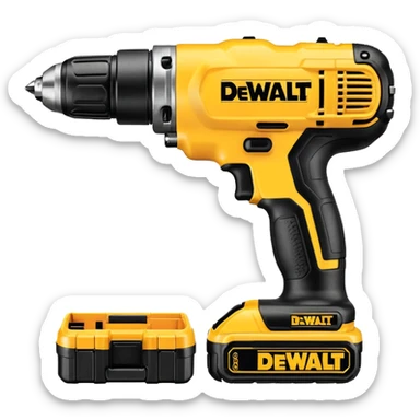 Dewalt Drill sticker
