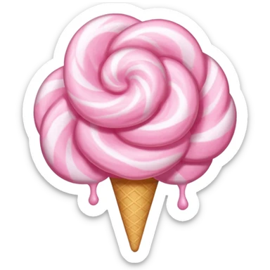 birthday cotton candy sticker