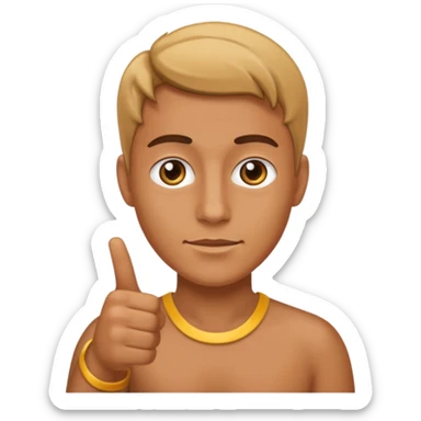 beni işaret eden bir insan sticker