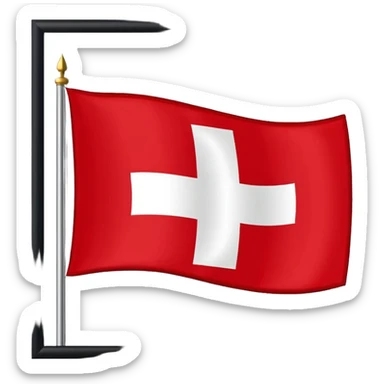 Canton st Gallen Switzerland the flag of saint gallen sticker