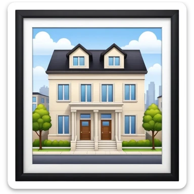 townhouse modern sticker