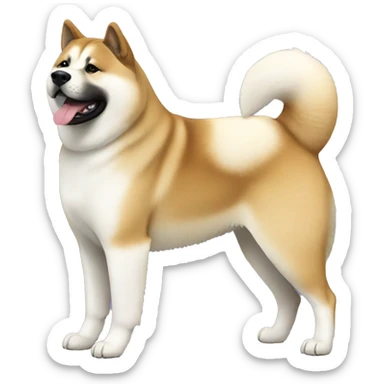 American akita sticker
