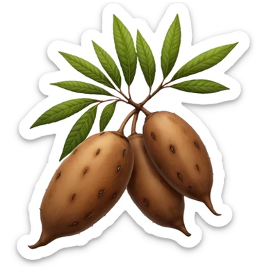 cassava fruit  sticker
