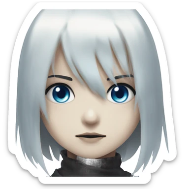 Nier: Automata 2b blue eyes
 sticker