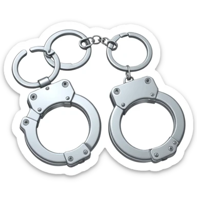 anime handcuffs sticker