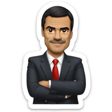 pedro sanchez (presidente de España) thuglife sticker