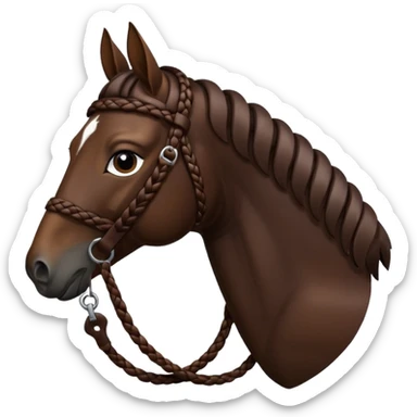 Horse crop sticker