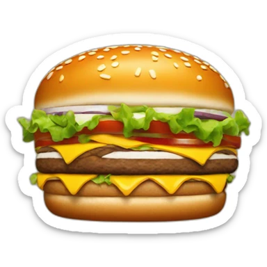 Burger King logo sticker