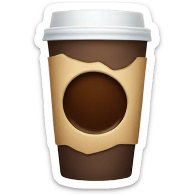 Coffee sticker
