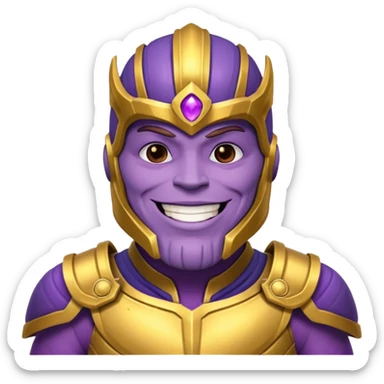 I want emoji of thanos sticker