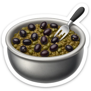 tapenade with knife sticker