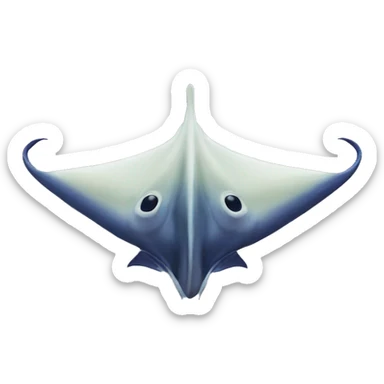 Manta raya sticker