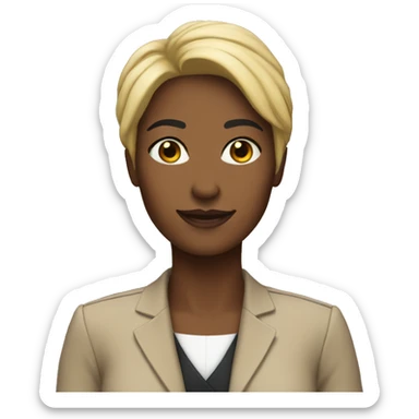 Top woman Team leader sticker