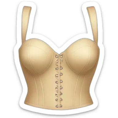 lonely designer bustier sticker