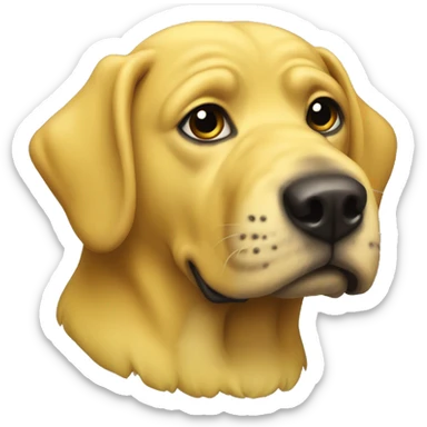 yellow dug sticker