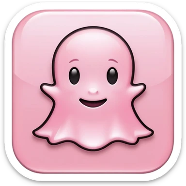Light pink snapchat sticker