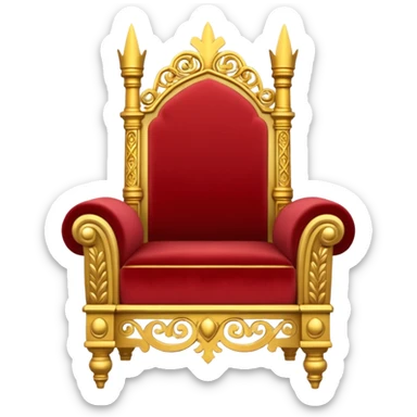kings throne emoji sticker