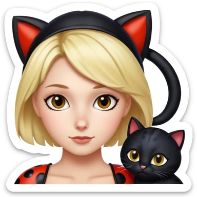 Ladybug chat noir sticker