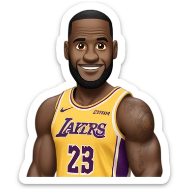 Lebron Jamed sticker