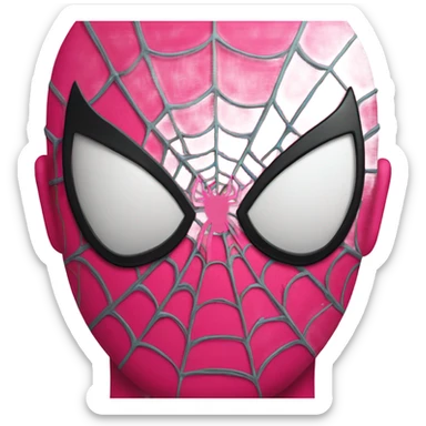 Pink Spider-Man sticker