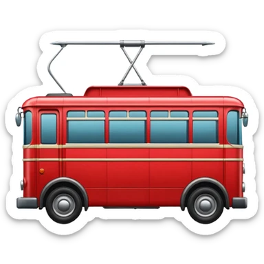 trolleybus sticker