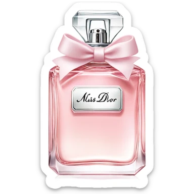 Miss dior perfume sticker
