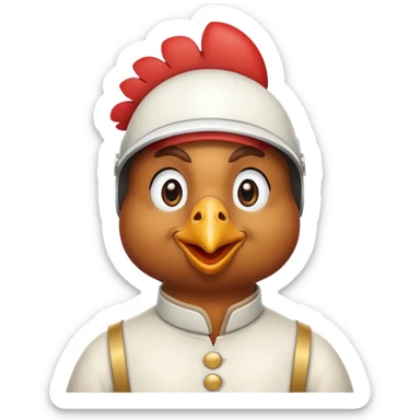 chicken jockey  sticker