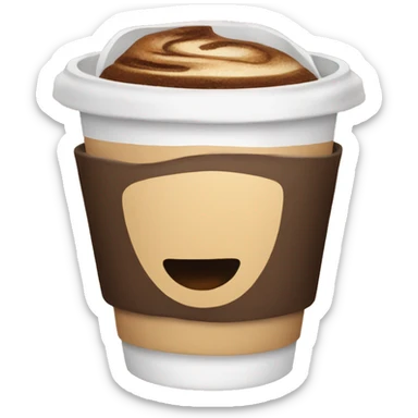 Coffee shop coffee sticker