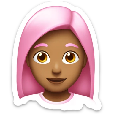 corazón rosado claro sticker