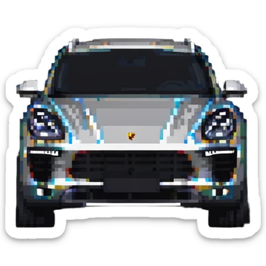 Porsche Macan car sticker