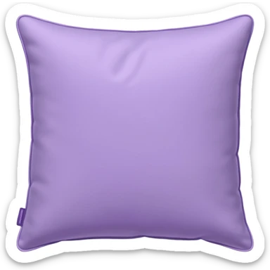 a hyperrealistic lilac-colored soft cushion-pillow, with rough texture and no patterns or no faces sticker
