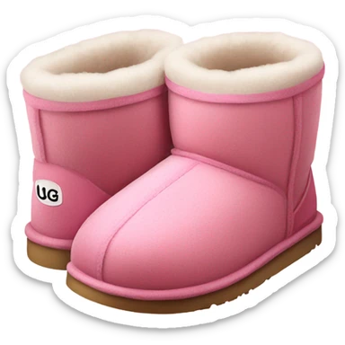 Pink Ugg slippers  sticker