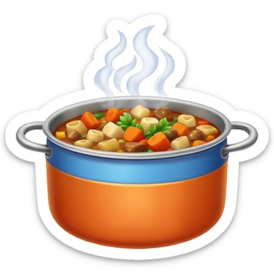 Pot and food sticker