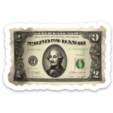 Billete de color negro sticker