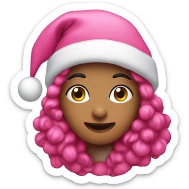 Pink Christmas  sticker