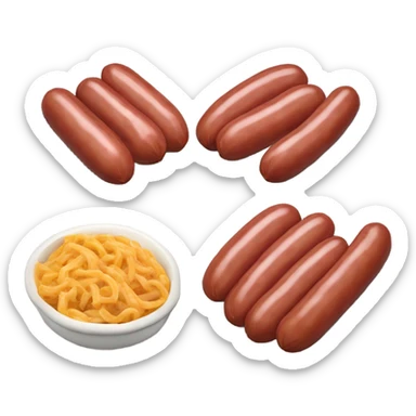 paquete de salchichas sticker