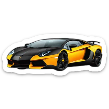 Lamborghini aventador sticker