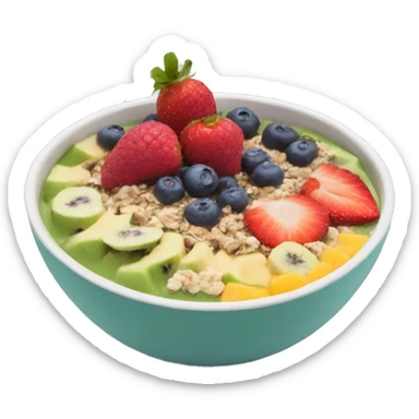 Smoothie bowl sticker