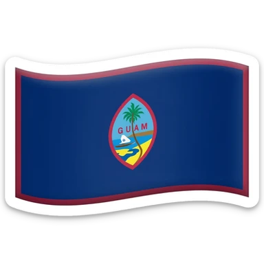 Guam Flag sticker