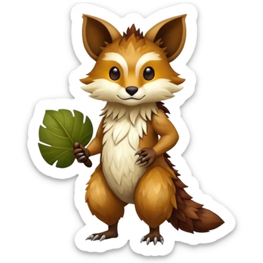  Fakémon-Bagbean-Vernid-creature (full body) sticker