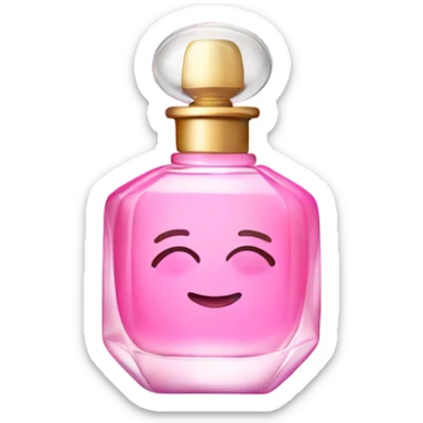 Cute pink perfume  sticker