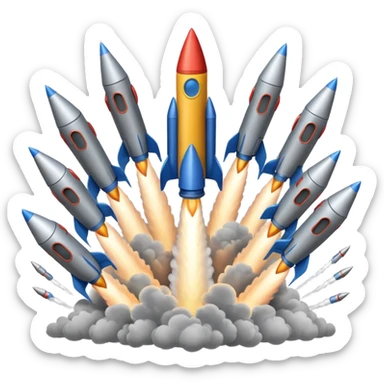 Multiple Rocket Launch System sticker