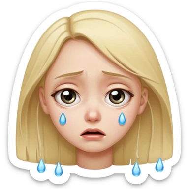 big big big extra sad cry sticker